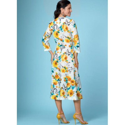 Střih Butterick 6670 košilové šaty, kabátek, top, kalhoty, sukně