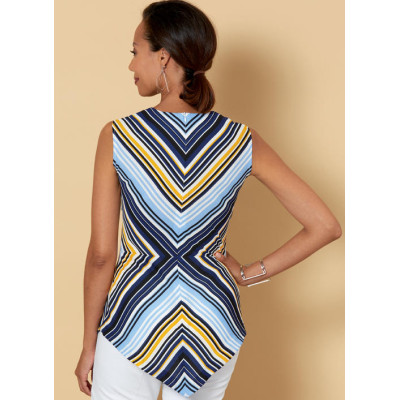 Střih Butterick 6663 top peplum