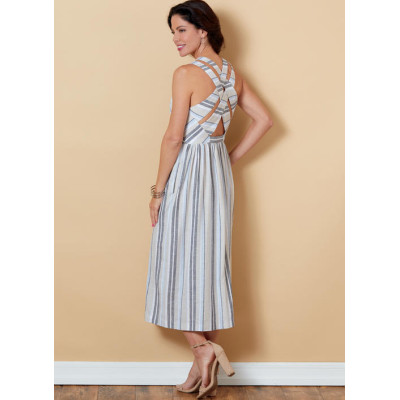 Střih Butterick 6661 šaty na ramínka