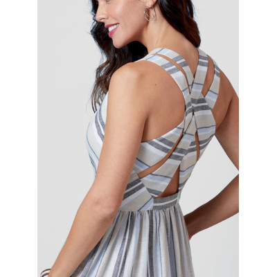 Střih Butterick 6661 šaty na ramínka