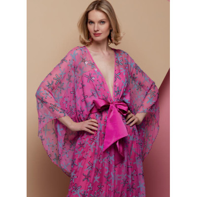 Střih Vogue 1627 maxi šaty, Zandra Rhodes