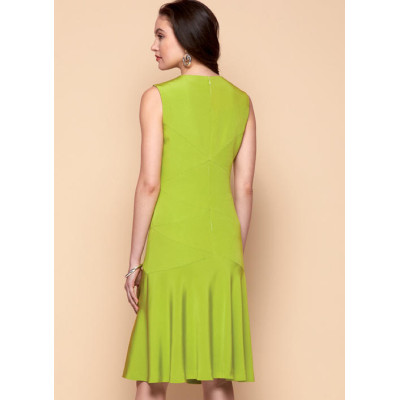 Střih Vogue 9369 šaty bez rukávů, Claire Shaeffer´s