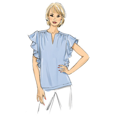 Střih Butterick 6688 halenka