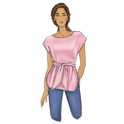 Střih Butterick 6685 halenka (4 varianty)