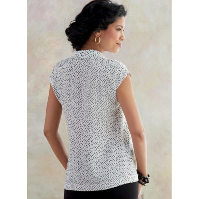 Střih Butterick 6684 halenka s vázačkou