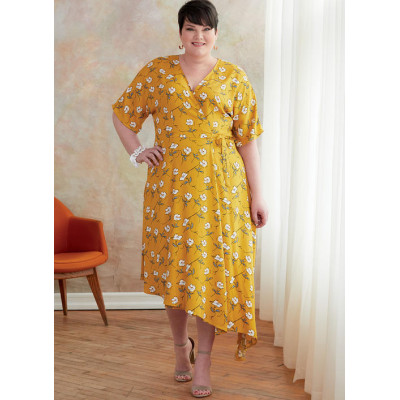 Střih Butterick 6675 zavinovací šaty