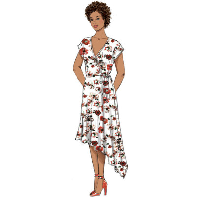 Střih Butterick 6675 zavinovací šaty