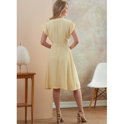 Střih Butterick 6675 zavinovací šaty