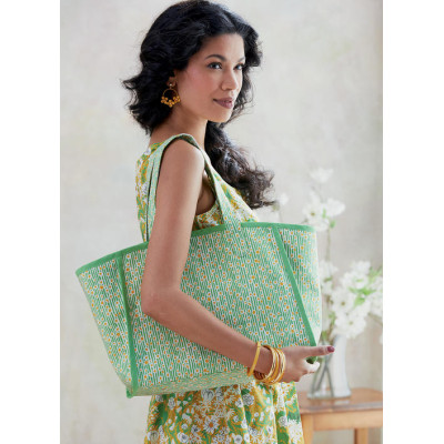 Střih Butterick 6674 propínací šaty, taška