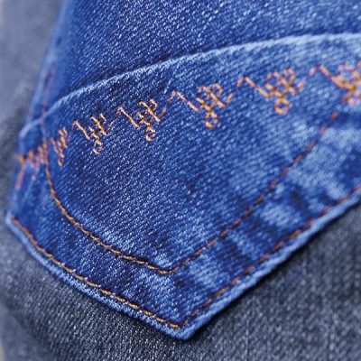 Džínová nit Gütermann DENIM 100 m zlatá