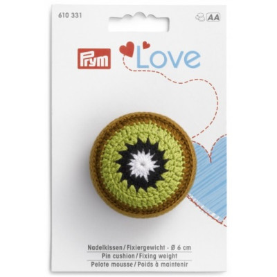Jehelníček / těžítko 2v1 "Kiwi" Ø 6 cm PRYM Love