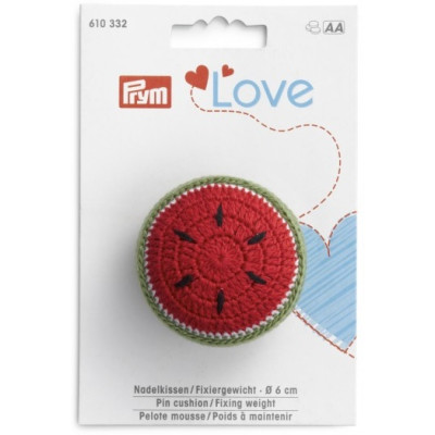 Jehelníček / těžítko 2v1 "Meloun" Ø 6 cm PRYM Love