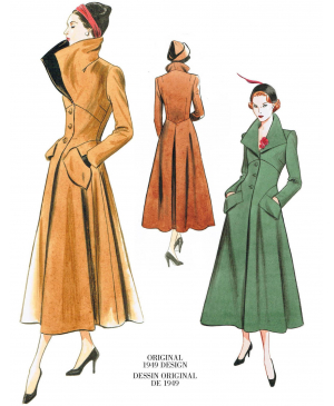 Střih Vogue 1669 Vintage kabát