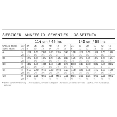 Střih Burda číslo 2373 sedmdesátky, disco, zvonáče
