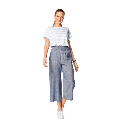 Střih Burda číslo 6229 kalhoty, letní kalhoty