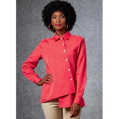 Střih Vogue 1678 košilová tunika, košile