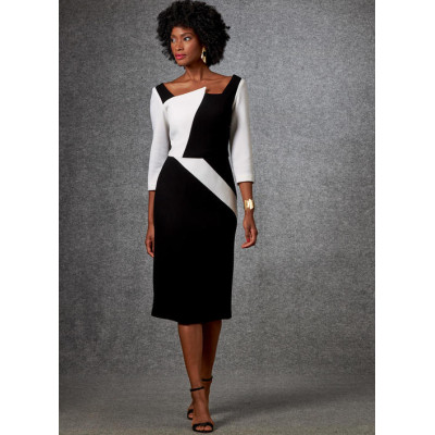 Střih Vogue 1673 pouzdrové šaty na ramínka