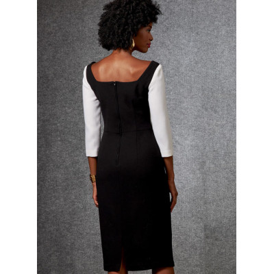 Střih Vogue 1673 pouzdrové šaty na ramínka