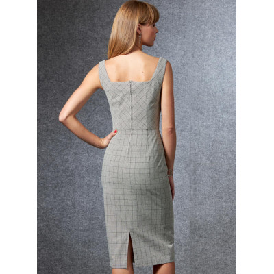 Střih Vogue 1673 pouzdrové šaty na ramínka