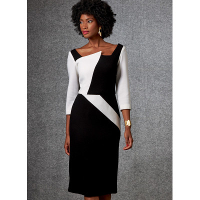 Střih Vogue 1673 pouzdrové šaty na ramínka