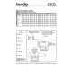 Střih Burda číslo 9301 dětská mikina (2 varianty)