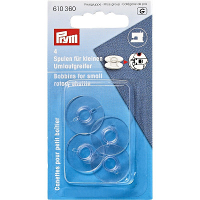 Cívky pro malý rotační chapač (4 ks) PRYM