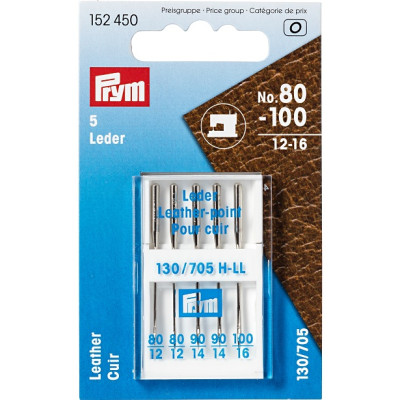 Jehly do šicího stroje, pro kůži 80-100 PRYM