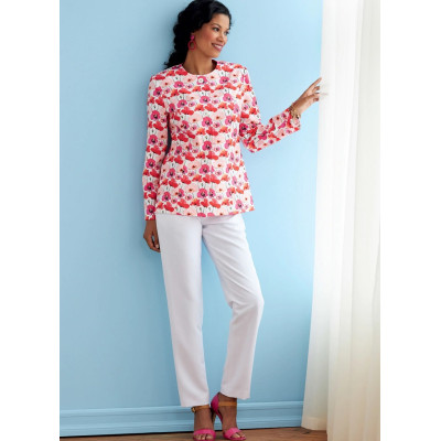 Střih Butterick 6740 sako, kabát, top, kalhoty