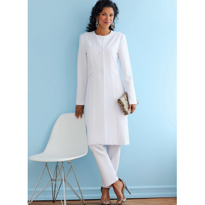 Střih Butterick 6740 sako, kabát, top, kalhoty