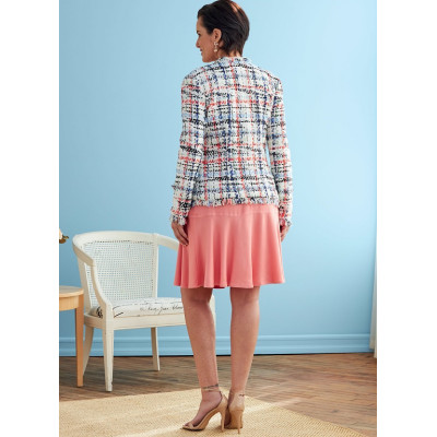 Střih Butterick 6738 sako, šaty, top, sukně, kalhoty