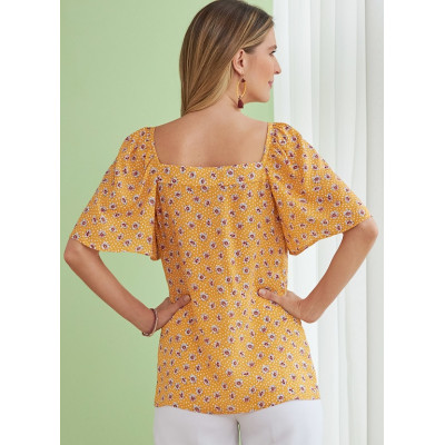 Střih Butterick 6733 propínací halenka