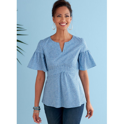 Střih Butterick 6732 empírová halenka