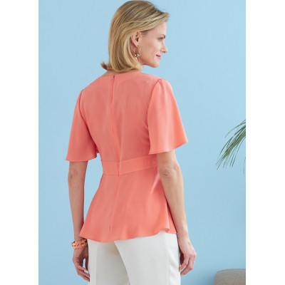 Střih Butterick 6732 empírová halenka