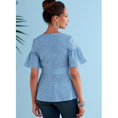 Střih Butterick 6732 empírová halenka