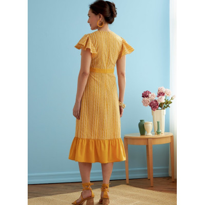 Střih Butterick 6728 empírové šaty