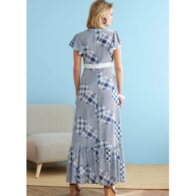 Střih Butterick 6728 empírové šaty