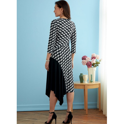 Střih Butterick 6724 tričkové šaty