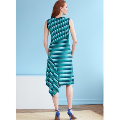 Střih Butterick 6724 tričkové šaty