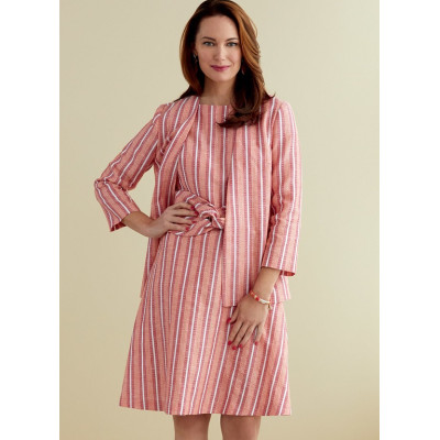 Střih Butterick 6775 zavinovací sako, šaty, overal