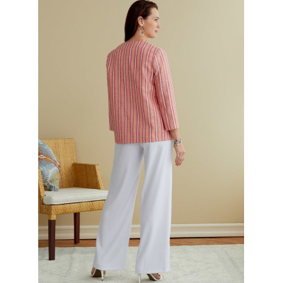 Střih Butterick 6775 zavinovací sako, šaty, overal