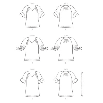 Střih Butterick 6770 halenka