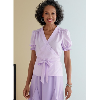 Střih Butterick 6767 zavinovací halenka