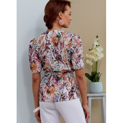 Střih Butterick 6767 zavinovací halenka