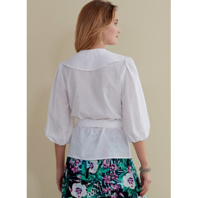 Střih Butterick 6767 zavinovací halenka