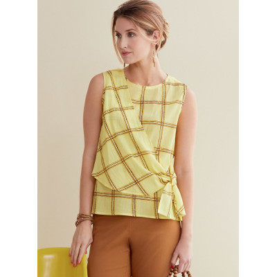 Střih Butterick 6765 zavinovací tričko