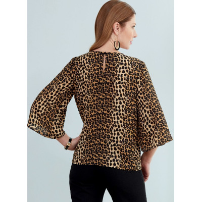 Střih Butterick 6765 zavinovací tričko