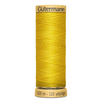 688 Bavlněná nit Gütermann 100 m, žlutá