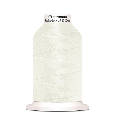 Overlocková nit Gütermann Bulky-Lock 80, 111 bílá (slonová kost)
