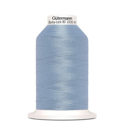 Overlocková nit Gütermann Bulky-Lock 80, 143 modrá světlá