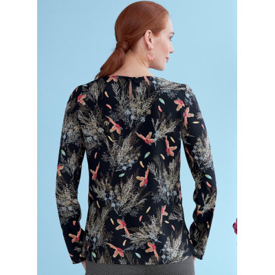 Střih Butterick 6754 tričko, krajkové tričko, tričko bez rukávů